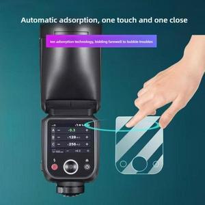 Godox V100 케이스 용 강화 유리 필름 안티 스크래치 스크린 보호 방수 커버