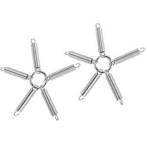 스노우 블로워 가든 트랙터 라이더 잔디 트랙터를 위한 2pcs 타이어 체인 텐셔너 스테인리스 스틸