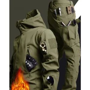 겨울 방한 작업복 잠바 빅사이즈 일체형 방한복 동계 상하의