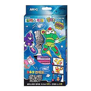 [2개] 아모스글라스데코 팝아트 미니썬데코 로보트 - 54302 종이나라 아이클레이