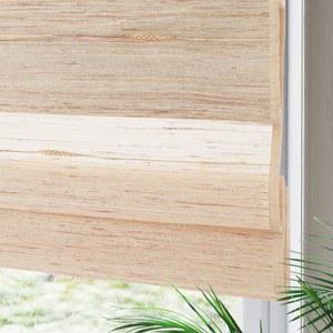음양 무선 암막 대나무 로마 색상, 테두리가 있는 천연 직조 나무 대나무 색상, 창문, 문, 밀을 위한 맞춤형 실내 프라이버시 안감 대나무 로마 색상 블라인드