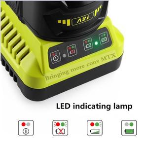 최신 ryobi 충전기 P117 NiCD NiMH 리튬 이온 12V 14.4V 18V 배터리 고속 용 교체