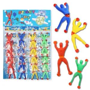 스파이더맨 찐득이 20개 포장 말랑이 스파이더 벽타는 찐드기 끈적이 장난감 끈끈이 거미맨