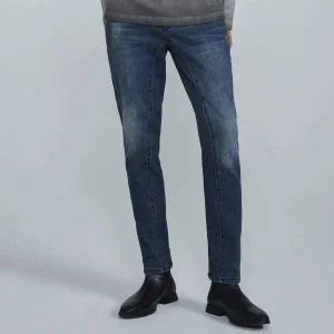 [버커루][HEATING JEAN] 유니 9부 밴딩배기 기모(B224DP244P)