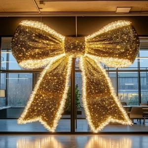 led 대형 리본 조명 리본띠 성탄 창문 상가 외벽장식