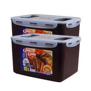 굿앤굿 lg 엘지 삼성 비스포크 딤채 호환 김치 냉장고 김치통 스탠드형 통 15L