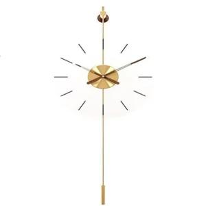 투명 인테리어 무소음 벽시계 대형 거실 꾸미기