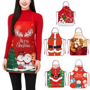 TLB 크리스마스 파티용 주방 산타복 앞치마 7종