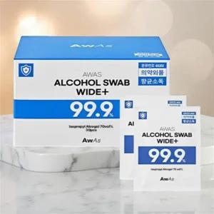 이소프로판올 다용도 일회용 소독용 알콜솜 알콜 스왑 에탄올 30매입 대형