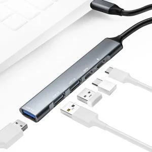  COSY 슬림 USB 3.0 C타입 허브 PD충전 C포트 노트북 갤럭시탭 아이패드 멀티 포트 확장