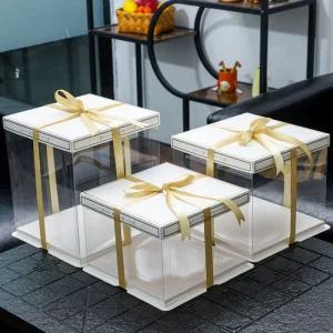 컵케이크 디저트 투명케이크상자 포장박스 50개세트