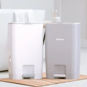 이지캔 투톤칼라 기저귀 쓰레기통 휴지통 냄새차단 무소음