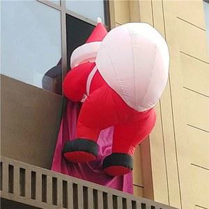 벽타는 산타 2m 기계 대형 조명 소품 용품 외벽 크리스마스 대형인형