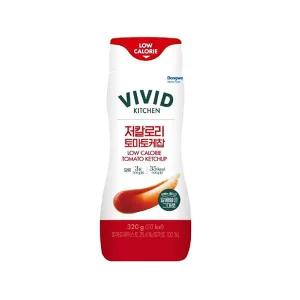 비비드키친 저칼로리 토마토케찹 320g 3개