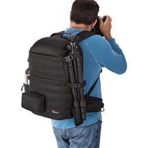 완전히   Lowepro ProTactic 450 aw BP II 숄더 카메라 가방 SLR 15.6인치 노트북 백팩멀티 커버 포함
