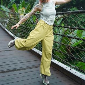 여성 볼더링팬츠 와이드핏 봄/여름 방수 방풍 속건 클라이밍바지 조거 카고 여행 암벽등반