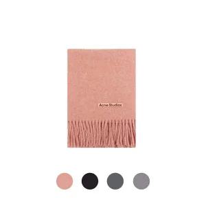 [아크네스튜디오]25SS 아크네 스튜디오 내로우 헤비 울 프린지 머플러 45X200 CA0210