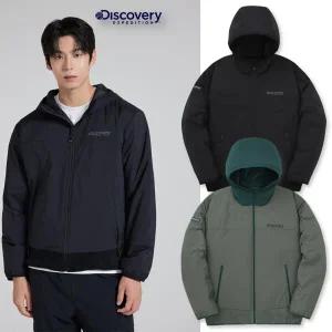 [디스커버리] 24FW 겨울 DMSS73046 남성 패딩 하이브리드 플리스 자켓 후드집업 후리스