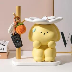 낑낑 토끼 액세서리 트레이 열쇠 차키 스탠드포함 보관함 