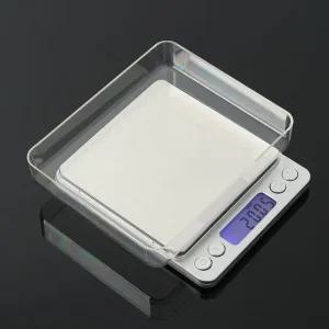 고품질 HWA 정밀 전자저울 0.01g 계량 저울 Max 500g 정밀센서 용기 무게 (WFFNIXN)