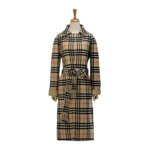 [버버리] 리버시블 울 벨티드 코트 ES24-WW-GIU FLAX 8093825