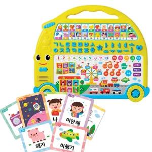 스마일맘 애플비 씽씽 한글 버스 / 재미있는 한글 사운드 학습패드