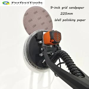 9인치 225mm 메쉬 연마 후크 및 루프 샌드페이퍼, 먼지가 없는 샌딩 디스크, 안티 블로킹 드라이 그라인딩