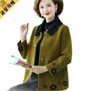 50대 아줌마큰옷 빅사이즈 겨울 후드 여름 엄마상견례복장 가을