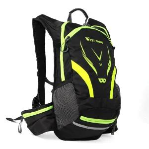 그린 형광 자전거백팩 내방 가방 라이딩 사이클 경량백 라이 소형등산 배낭 오토바이 오토바이백 등산백 사