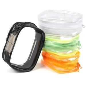 핫셀 PVC 지퍼형 미니 사각 투명 보관 케이스 파우치 지퍼형미니