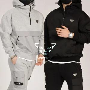 다이나핏 IW 3단 헤비 반집업 후드 기모 트레이닝복 세트 - 가을 겨울 신상(남여공용)