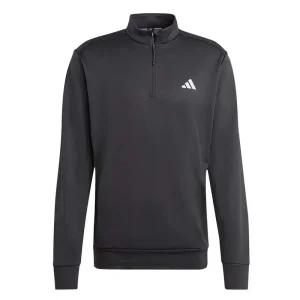 아디다스 남성 트레이닝 반집업 아노락 티셔츠 블랙 IN5557