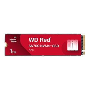 NAS 기기용 웨스턴 디지털 1TB WD 레드 SN700 NVMe 내장 솔리드 스테이트 드라이브 SSD - 3세대 PCIe, M.2 2280, 최대 3,430MB/s WDS100T1R0C