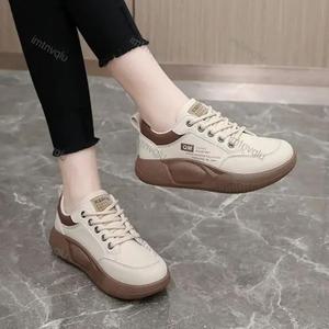 당일해외배송 Modern Fashion 트렌디 여성 발편한 키높이 스니커즈 통굽 운동화