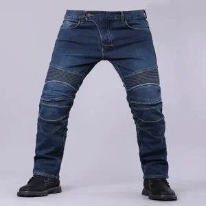 바이크 바지 모터사이클 팬츠 라이딩 방한 남자 남성 겨울 청바지 오프로드 보호 방수 플리스 안감 통근 레