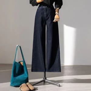 (안나앤플러스) A. 서렌 논페이드 기모 데님[데님D1001R02] 빅사이즈