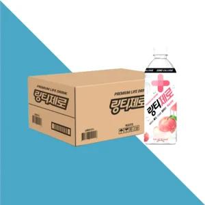 링티제로 복숭아맛 제로슈가 마시는 비타민 음료 24개입X1세트
