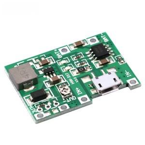 보조베터리/태양광 프로젝트용 부스트 컨버터 3.7V-4.2V ~ 5V-12V를 갖춘 듀얼 모듈 TP4056 및 MT3608 리튬