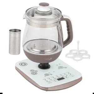 키친로즈1800 프리미엄 글라스 전기 티포트 주전자