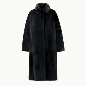 로보 스페인 리버시블 맥 무스탕 코트