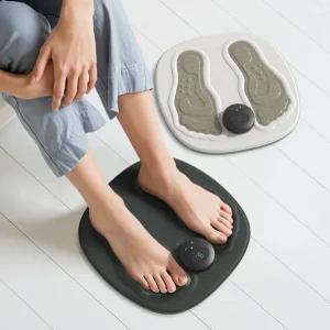 피로회복 발바닥 마사지기 무선 EMS 저주파 안마기 9단강도 타이머 종아리 허벅지 부종 맛사지패드