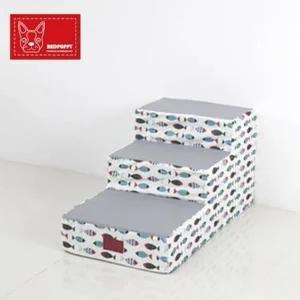 침대 쇼파설치 애견 관절보호 3단 계단 펫스텝 U112049