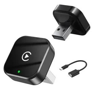 티라인 무선 스마트 초소형 카플레이 안드로이드 오토 동글 2in1