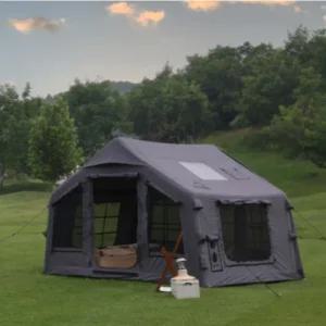 쿠디 면텐트 에어텐트 8.0 사계절 4인 캠핑 그레이