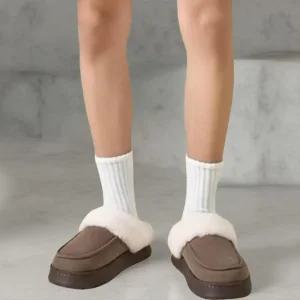 [옷자락]남성 겨울 따뜻한 퍼 실내 슬리퍼 털 슬리퍼