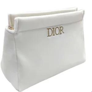 디올뷰티벨벳골드로고 플랫파우치 / 디올쇼핑백