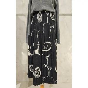 [갤러리아] 요이츠 플라워 프린팅 롱 플리츠 스커트 YJ10WNPSK02