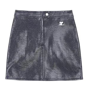 [쿠레주][꾸레쥬] 여성 비닐 리에디션 미니 스커트 223CJU001VY0014 9020