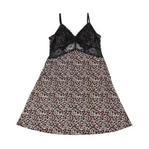 [갤러리아] ELLE[여] 25FW 미니 로고 레오파드 슬립 (EEWFSA51BK)