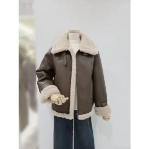 [갤러리아] [SOUP] 플렛카라 인조 무스탕 SBBMU81